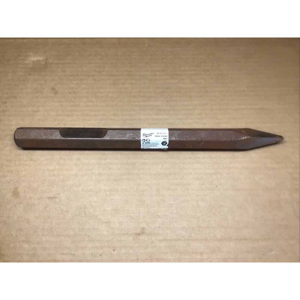 Milwaukee 1 1/8 Hex 16 Moil Point Breaker Hammer Chisel 48 62 4001